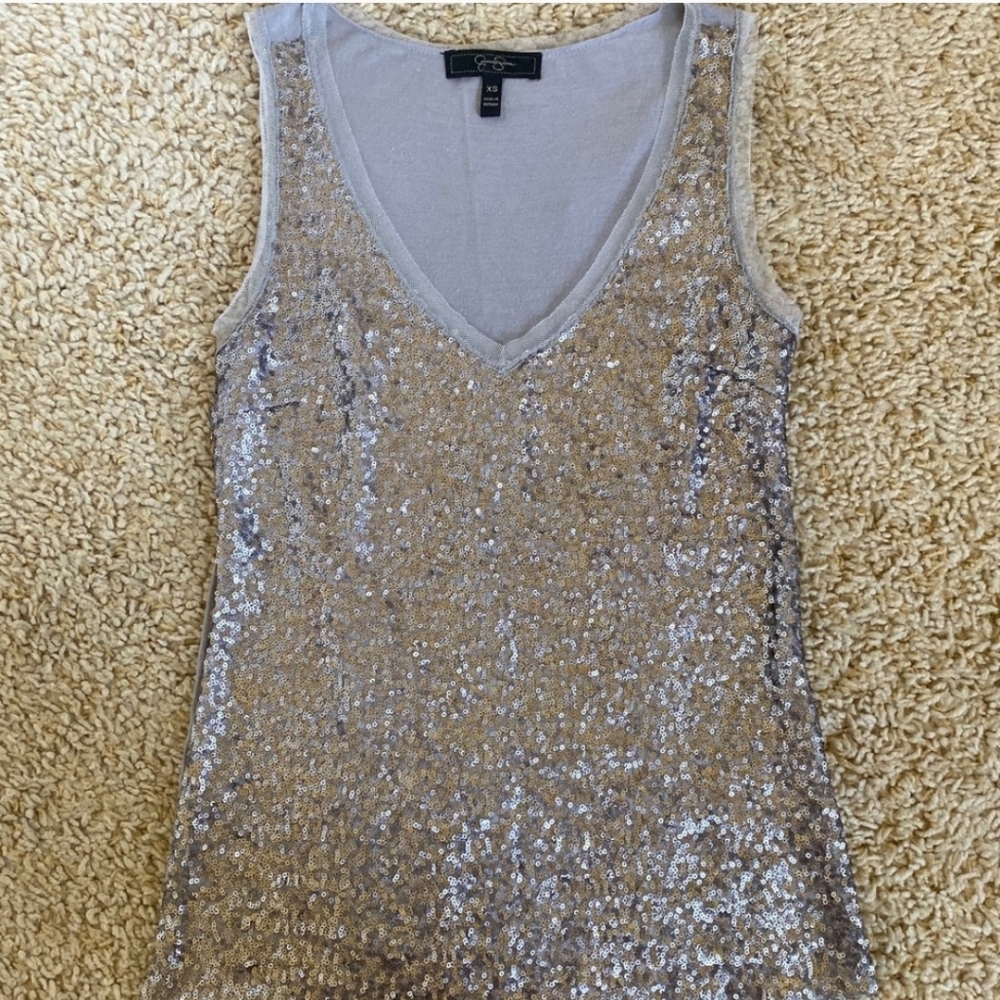 Jessica Simpson Sequined Tank S
